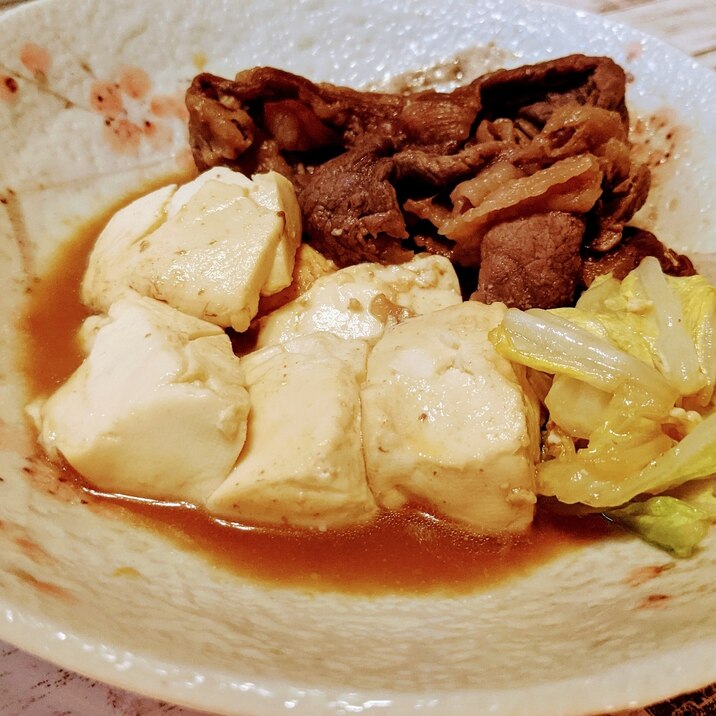 ご飯がすすむ肉豆腐(◍•ᴗ•◍)